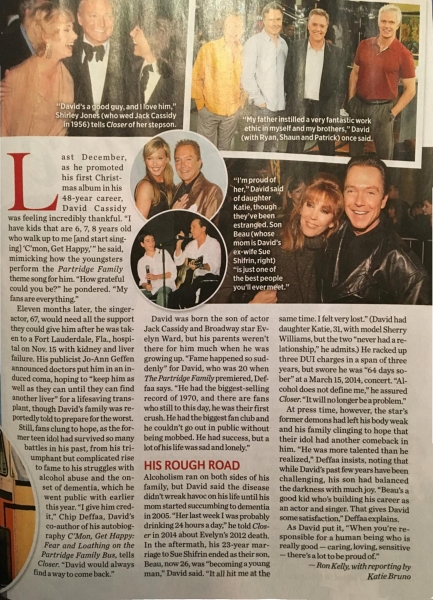 December 11, 2017 Closer magazine